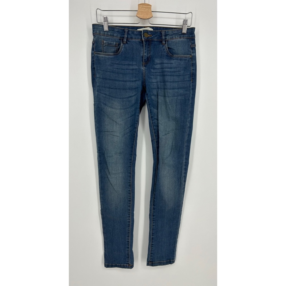 Promod Paris Slim Fit Cotton Medium Wash Blue Jeans